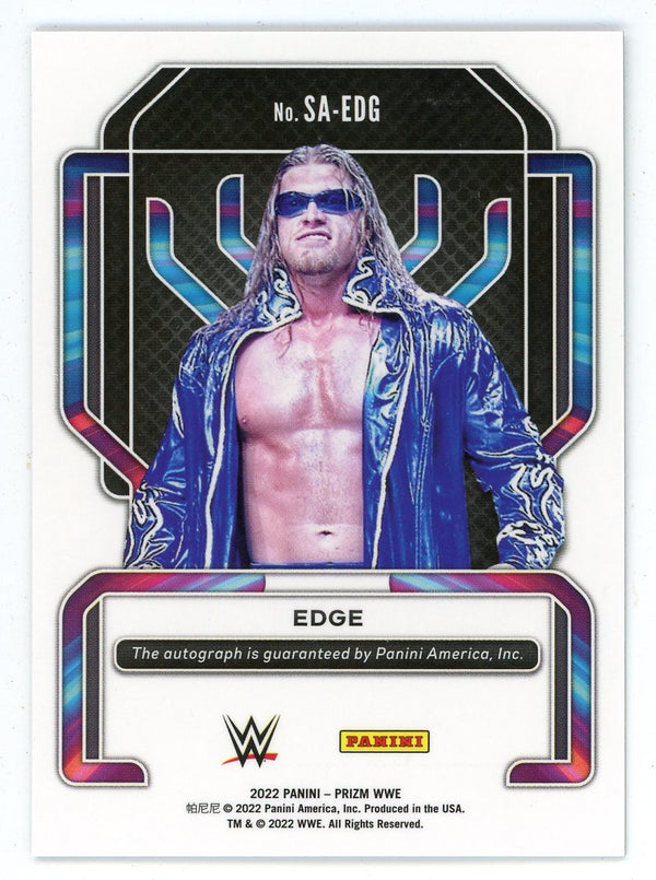 Edge 2022 Panini Autographed Prizm Superstar #SA-EDG
