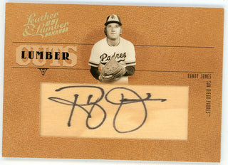 Randy Jones 2005 Donruss Leather and Lumber Autographed Bat Relic #LC-34