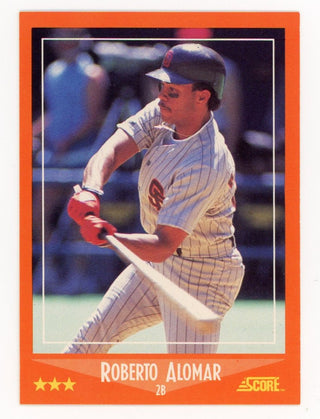 Roberto Alomar 1988 Score Card