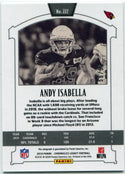 Andy Isabella 2019 Panini Chronicles Legacy Autographed Prizm RC #222 56/99