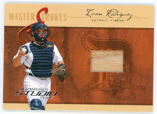 Ivan Rodriguez 2005 Donruss Master Strokes Bat Relic #MS-7