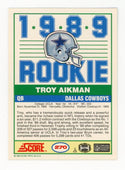 Troy Aikman 1989 Score #270 Rookie Card