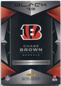 Chase Brown 2024 Panini Black Instant Impact AUTO Card #III-CBN 214/249