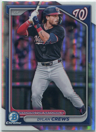 Dylan Crews 2024 Bowman Draft Chrome Refractor RC #BDC-125