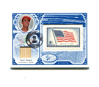 Tony Perez 2004 Donruss Stamp #S-22 001/100 Card