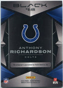 Anthony Richardson 2024 Panini Black Instant Impact AUTO Card #III-ARN 25/149