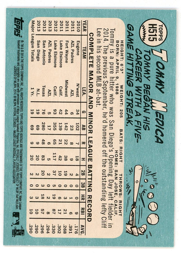 Tommy Medica 2014 Topps Heritage #H515