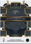 Victor Wembanyama 2023 - 2024 Panini Select Blue RC #87