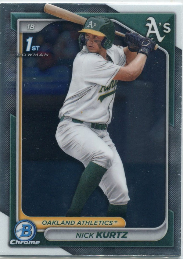 Nick Kurtz 2024 Bowman Draft Chrome RC #BDC-56