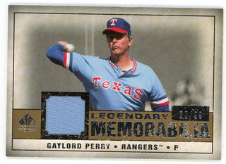 Gaylord Perry 2008 Upper Deck Legendary Memorabilia Patch Relic #LM-GP2