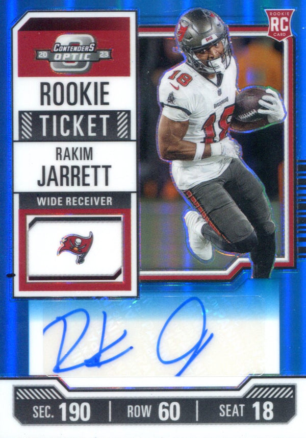 Rakim Jarrett 2023 Contenders Optic Autographed Rookie Card #195 #85/99