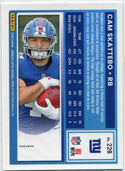 Cam Skattebo 2025 Panini Donruss Optic Rated Rookie Blue Hyper Prizm RC #228