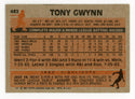 Tony Gwynn 1983 Topps #482 Card