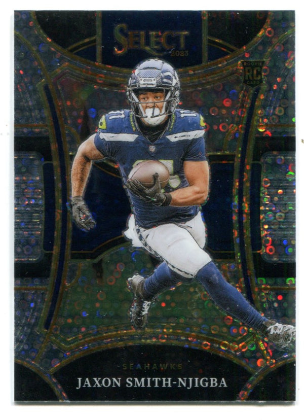 2023 Panini Select Jaxon Smith-Njigba Rookie Suite Level Silver Disco Hawks RC