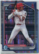 Christian Moore 2024 Bowman Draft Chrome Refractor RC BDC-13
