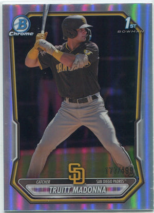 Truitt Madonna 2026 Bowman Chrome Prospects Refractor RC #BCP-109 177/499