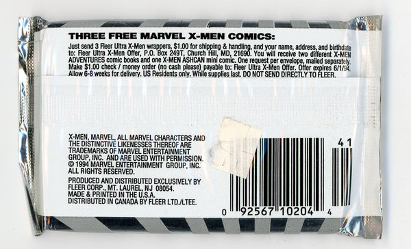 X-Men 1994 Fleer Ultra Premiere Edition 14 Cards Unopened