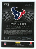 Keshawn Martin 2012 Panini Black Card #154