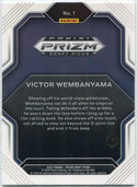 Victor Wembanyama 2023 - 2024 Panini Prizm Draft Picks Fireworks RC #1