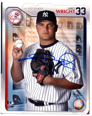 Jaret Wright Signed 8x10 Photo