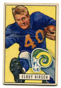 Elroy Hirsch 1951 Bowman Football #76 Card