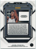 Victor Wembanyama 2023 - 2024 Panini Prizm Draft Picks RC #2