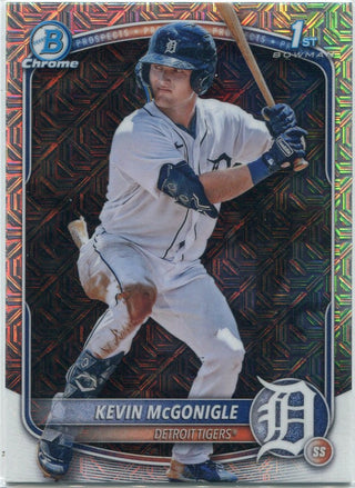 Kevin McGonigle 2025 Bowman Chrome Prospects MOJO Refractor RC #BCP-79