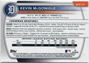 Kevin McGonigle 2025 Bowman Chrome Prospects MOJO Refractor RC #BCP-79
