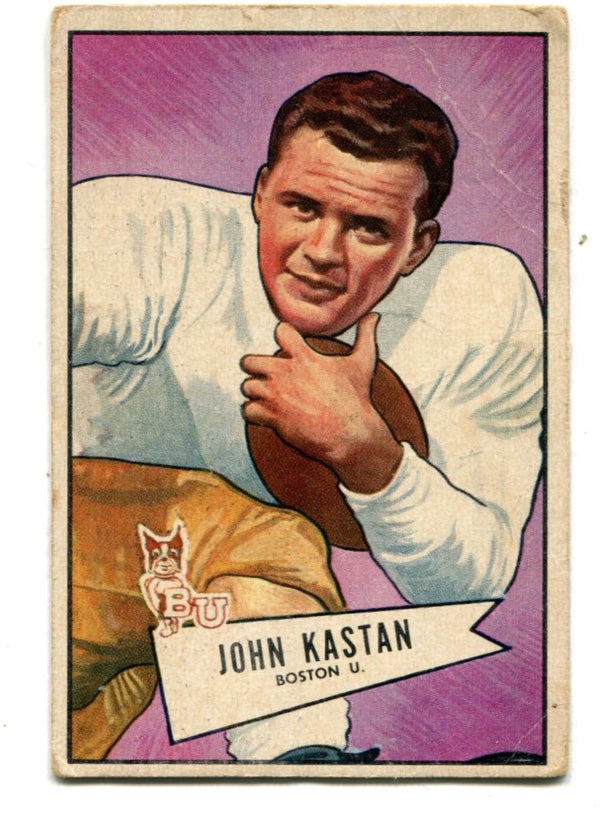 John Kastan 1951 Bowman Football #93 Card