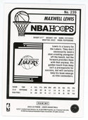 Maxwell Lewis 2023-24 Panini Hoops Rookie Card #239