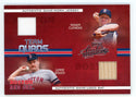 Roger Clemens/ Wade Boggs/ Carlton Fisk/ Nomar Garciaparra 2005 Donruss Team Quads Bat Relics #TQ-28