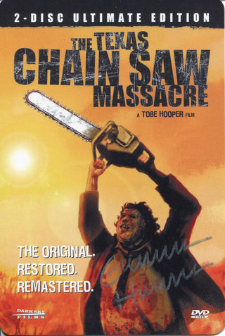 Gunnar Hansen Autographed Texas Chainsaw Massacre DVD Insert (JSA)