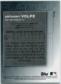 Anthony Volpe 2020 Bowman Platinum Teal Parallel RC #TOP-29 98/299