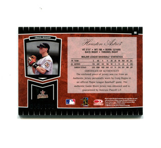 2004 Craig Biggio Game Worn Houston Astros Jersey. Baseball