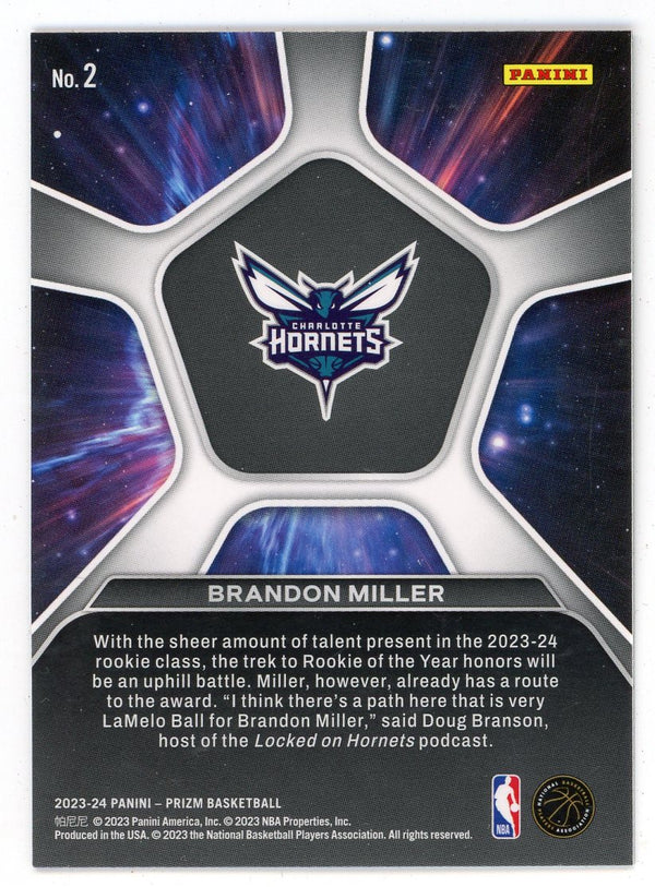 Brandon Miller 2023-24 Panini Prizm Deep Space #2