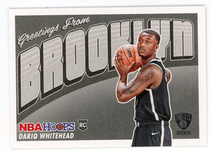 Dariq Whitehead 2023-24 Panini Hoops Rookie Greetings #17