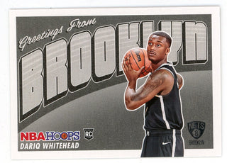 Dariq Whitehead 2023-24 Panini Hoops Rookie Greetings #17