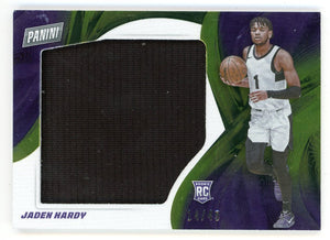 Jaden Hardy 2022-23 Panini Player of the Day Patch Relic Rookie Card