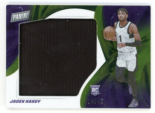 Jaden Hardy 2022-23 Panini Player of the Day Patch Relic Rookie Card