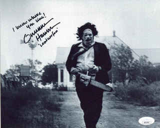 Gunnar Hansen Autographed Texas Chainsaw Massacre 8x10 Photo (JSA)