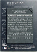 Shohei Ohtani 2020 Bowman Platinum Ice Parallel Card #5