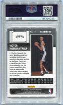 Victor Wembanyama 2023 - 2024 Panini Contenders Season Ticket MOJO Parallel RC #11 PSA Graded 8