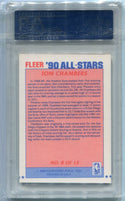 Tom Chambers 1990 Fleer All-Stars Card #8 PSA Graded 8