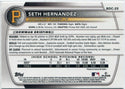 Seth Hernandez 2025 Bowman Draft Chrome Blue MOJO Refractor RC #BDC-25