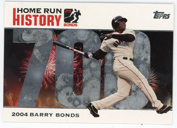 Barry Bonds 2006 Topps Home Run History 700 #BB700
