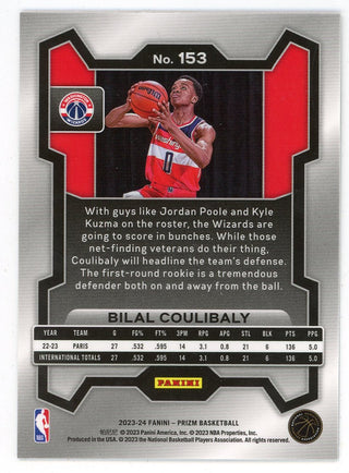 Bilal Coulibaly 2023-24 Panini Prizm Rookie Card #153