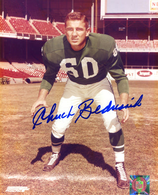 Chuck Bednarik Autographed 8x10 Football Photo