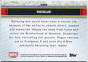 Rogue 2026 Topps Chrome Marvel Studios Yellow Refractor Card #099 27/275