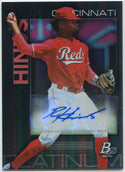 Rece Hinds 2020 Bowman Platinum Autographed RC #TOP-13