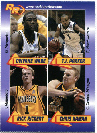 Rookie Review Dwyane Wade T.J. Parker Rick Rickert Chris Kaman 2003
